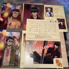 銀魂 ジャンボカードダス miniポスター クリア絵巻 4枚セット　ホスト