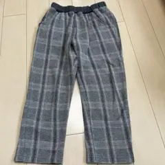 familiar チェック柄 ロングパンツ120
