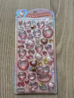 正規品　うるちゅるポップシール　ハローキティ　うるちゅるPOP SEAL