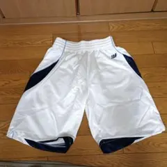 【値下げ】【レディース】BF バスケットパンツ Lサイズ ホワイト/ネイビー