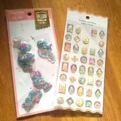 シール　バルーンデコステッカー　クラックス　ジュエルシール　GAIA