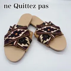 【新品】 ヌキテパ　ne Quittez pas サンダル フラットサンダルのサムネイル