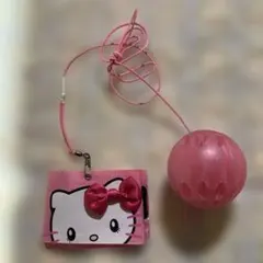 ハローキティ 紐付き ボール ピンク USJ 2013年