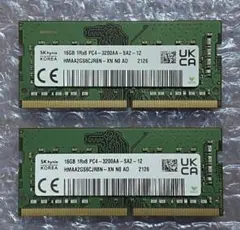 391 4枚セットPC4 DDR4 メモリ16GB 3200AA 合計64GB - メルカリ