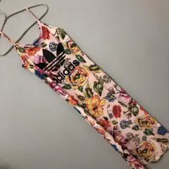 アディダス farm 花柄　キャミソール　ワンピース