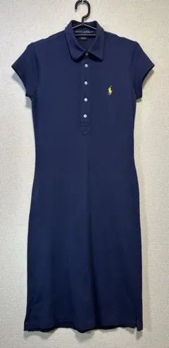 美品♡RALPH LAUREN ポロワンピース ネイビー　半袖　S