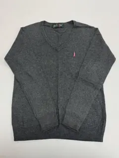 EAST BOY グレー Vネック セーター サイズ9