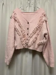 (今季のアイテム)2wayフリルフリンジカーディガン