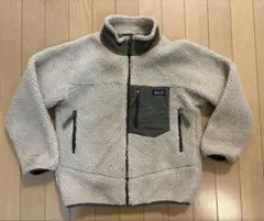 patagonia フリースジャケット M クリーム・オリーブ