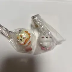 ちいかわ寿司 フィギュアキーホルダー シーサー ちいかわ2個セット　ガチャガチャ