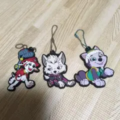 パウパトキーホルダー3個セットマーシャルエベレストスウィーティーキーホルダー