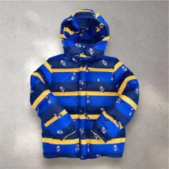 美品 ポロラルフローレン ダウンジャケット XL ポロベア ラグビー 青 黄