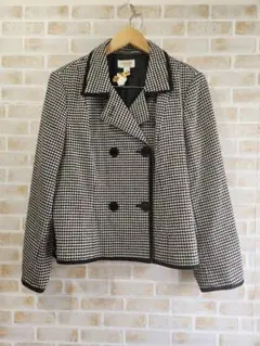 Talbots シルクウールブレンド ダブルブレストブレザー　大きいサイズ