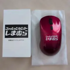 しまむら ワイヤレスマウス 赤