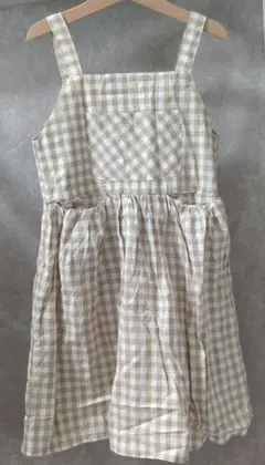 ノースリーブチェック柄ワンピース 110cm