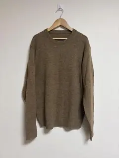 無印良品 ブラウン ニットセーター Mサイズ 100%ウール