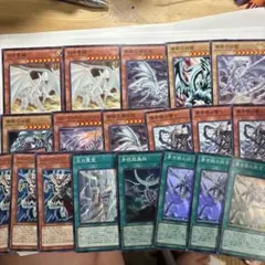 遊戯王　原石青眼　ガチ　デッキ　セット　パーツ　まとめ売り　本格構築 遊戯王】本格構築 原石青眼 - メルカリ