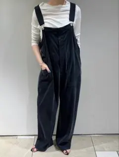 conte☆新品コンテラペル サイドポケット オールインワン36ネイビー