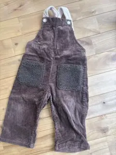 ZARA コーデュロイオーバーオール 12-18m/86cmブラウン