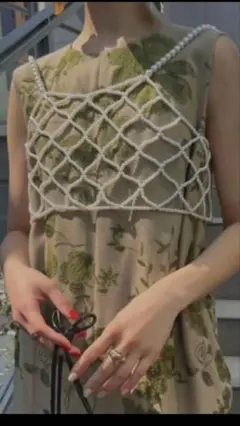 アメリヴィンテージ正規品 パールビスチェ 2STRAP PEARL BUSTIER（その他トップス）｜Ameri（アメリ）の