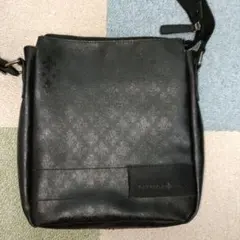 【PATRICK COX】 ブラックショルダーバッグ