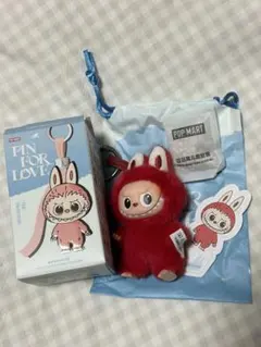 ラブブ イニシャルXぬいぐるみ アルファベット Labubu 【正規品】