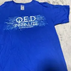 BLUEENCOUNT Q.E.DTシャツ Lサイズ 青色