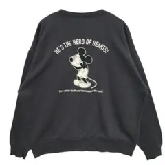 【新品 ミッキー ビッグサイズ】ディズニー Disney トレーナー スウェット