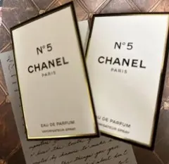 シャネル N°5 オードゥ パルファム サンプル1.5ml × 2ヴァポリザター