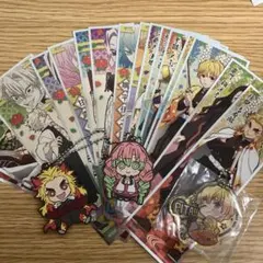 鬼滅の刃 ステッカー・ラバーキーホルダーセット