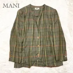 美品 マーニ イタリア製 リネン100% ノーカラー ジャケット ビジネス XLのサムネイル