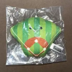 横浜DeNAベイスターズ　ぬいぐるみ　にっこりーノ　グラウンド