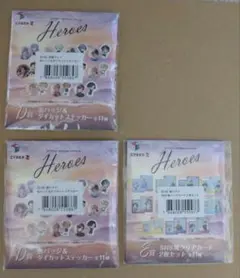 にじさんじ in 海の家 赤城ウェン、緋八マナ SNS風クリアカード 缶バッジ