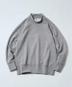 【LOOPWHEELER for LOWERCASE】モックネック スウェット