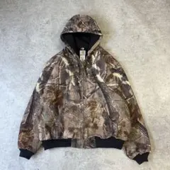 希少■カーハート【XL】00s アクティブジャケット ダック リアルツリー 迷彩