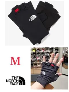 ノースフェイス ハイキンググローブ Mサイズ 登山 手袋 ブラック 海外限定