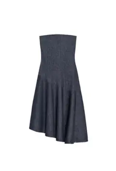 ZARA アシンメトリーデニムワンピース サイズ　Mのサムネイル