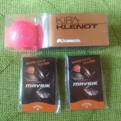 新品Kasco KIRA-KLENOT ボール+callaway ティー非売品