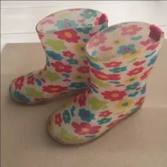 値下げ☆長靴 レインブーツ 花柄 16センチ 16 16㎝