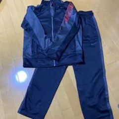 未使用　Nike DRI-FIT ウォームアップウェアセット M 黒