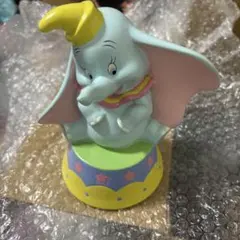 昭和レトロ ディズニー ダンボ親子 三菱銀行 ソフビ 貯金箱 非売品