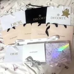 Dior JILL STUART コスメデコルテ 紙袋 リボン 箱 12点セット