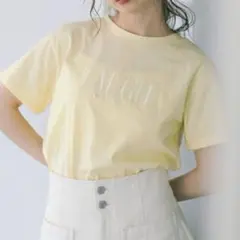 OLIVE des OLIVE LAUGH ロゴTシャツ イエローのサムネイル
