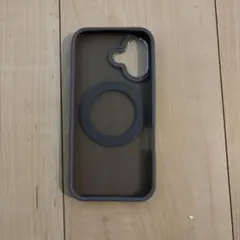 グレー TPU ソフトケース マグネットリング付きiPhone１７用