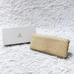 ワコウ　wako 長財布　折り財布　イントレチャート　イエロー　レザーのサムネイル
