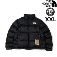 ノースフェイス ダウンジャケット ヌプシ US限定(XXL)黒 190122