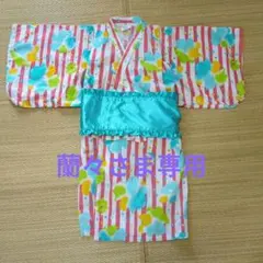 【蘭々様専用】110 BREEZE 浴衣 ワンピース 夏祭り 女の子のサムネイル