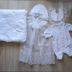 高級セレモニードレス5点セット　50〜70 日本製　オーガンジー　未使用あり