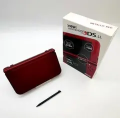 任天堂　Newニンテンドー3DS LL メタリックレッド【美品】