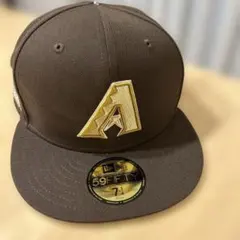 New Era 59FIFTY ブラウンキャップ 7 1/4